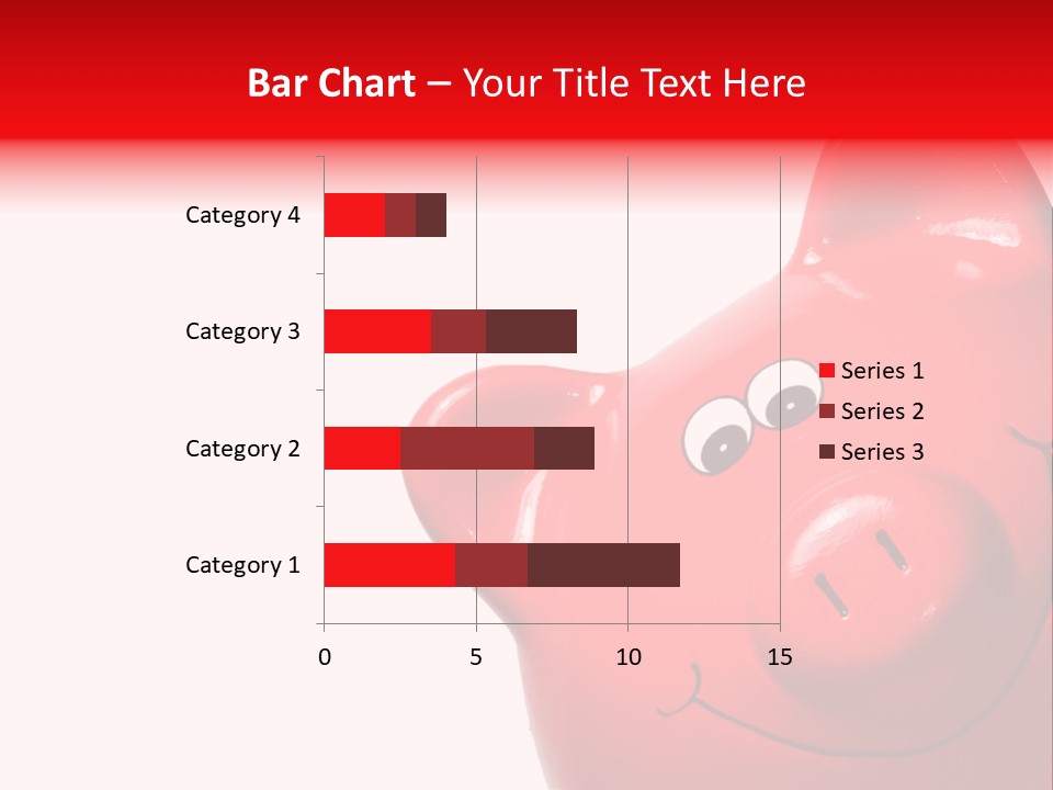 Money Box Detail White PowerPoint Template