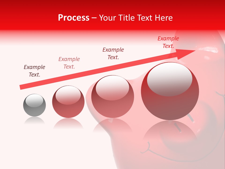 Money Box Detail White PowerPoint Template