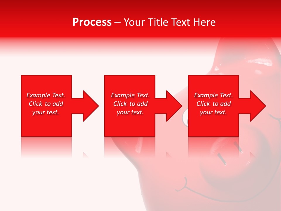 Money Box Detail White PowerPoint Template