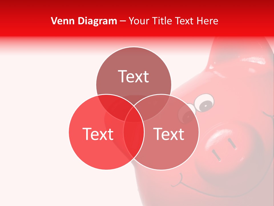 Money Box Detail White PowerPoint Template