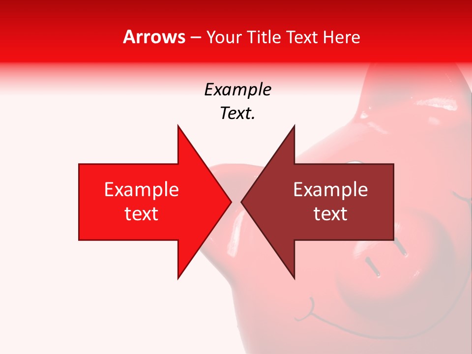 Money Box Detail White PowerPoint Template