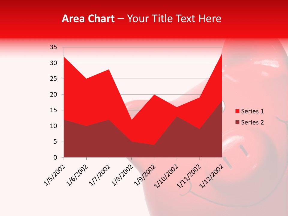 Money Box Detail White PowerPoint Template