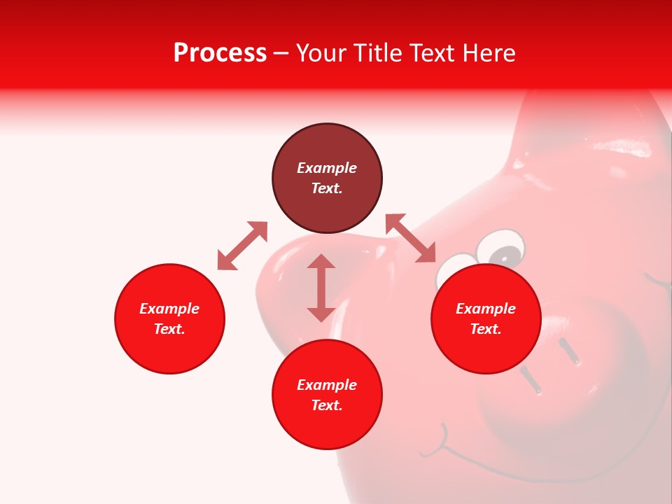 Money Box Detail White PowerPoint Template