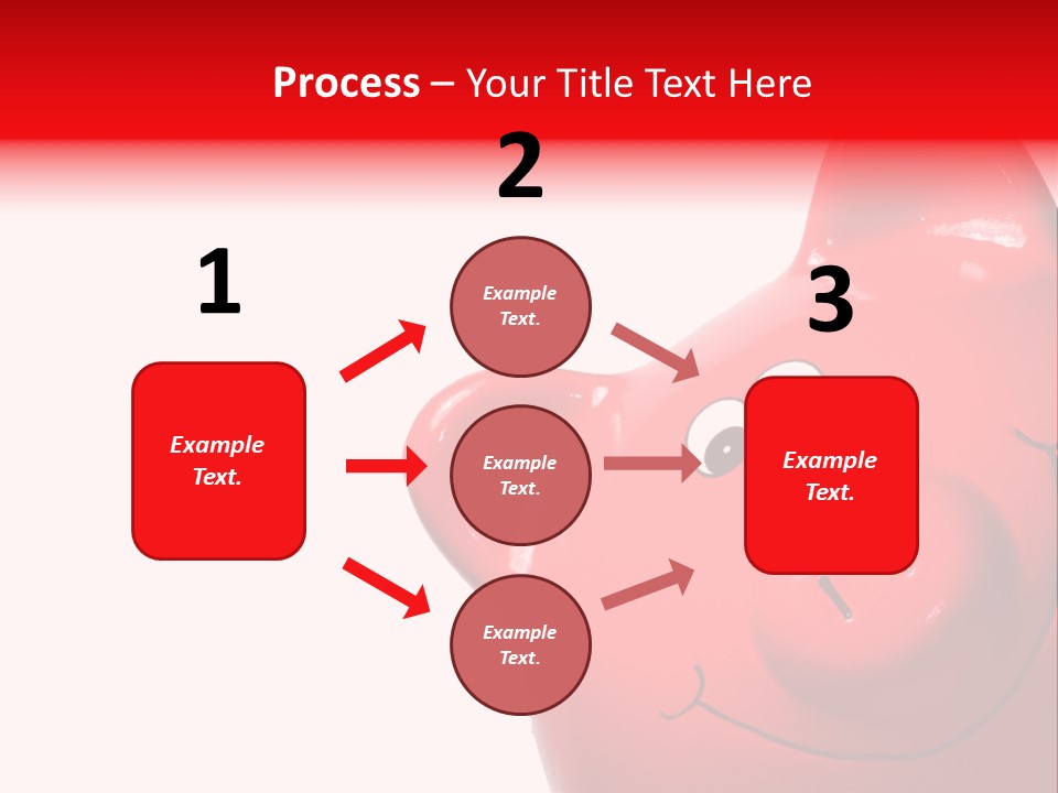 Money Box Detail White PowerPoint Template