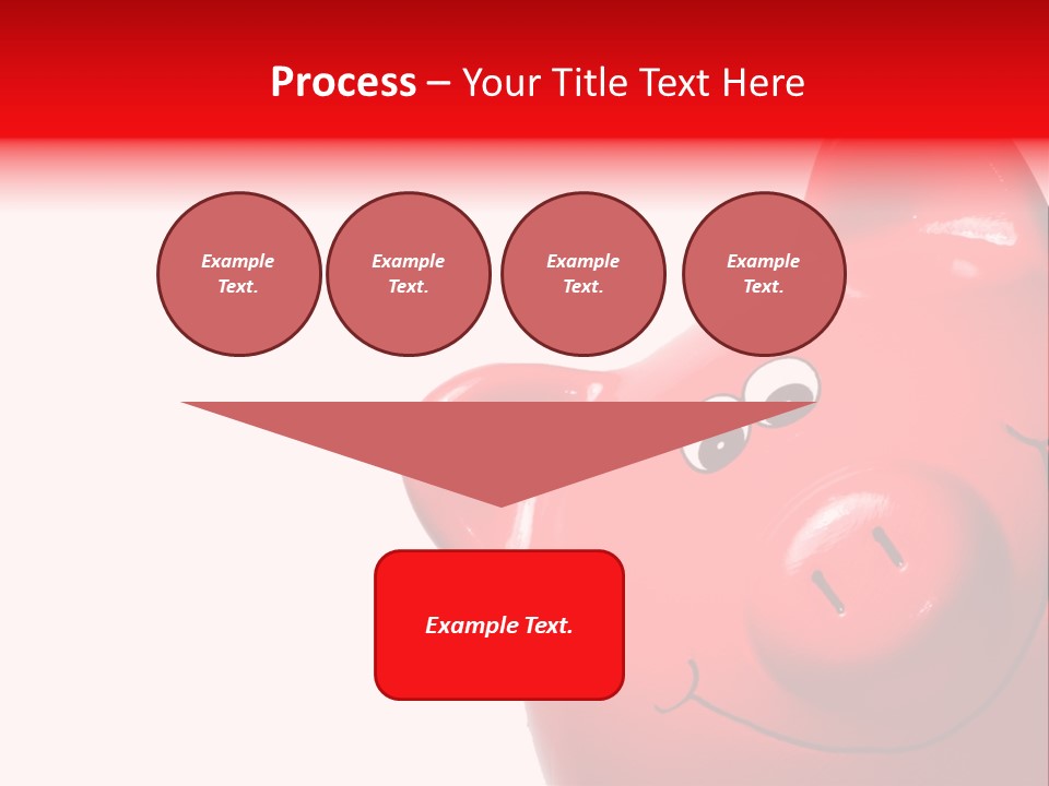 Money Box Detail White PowerPoint Template