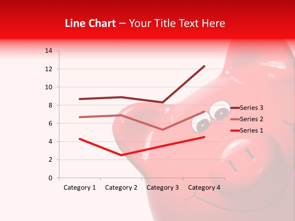 Money Box Detail White PowerPoint Template