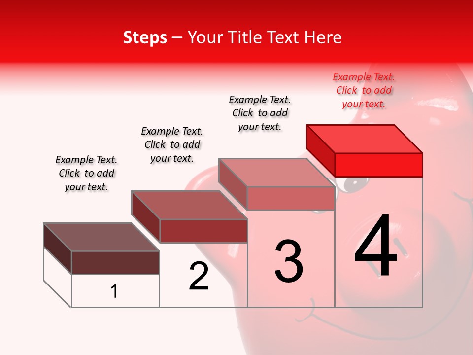 Money Box Detail White PowerPoint Template