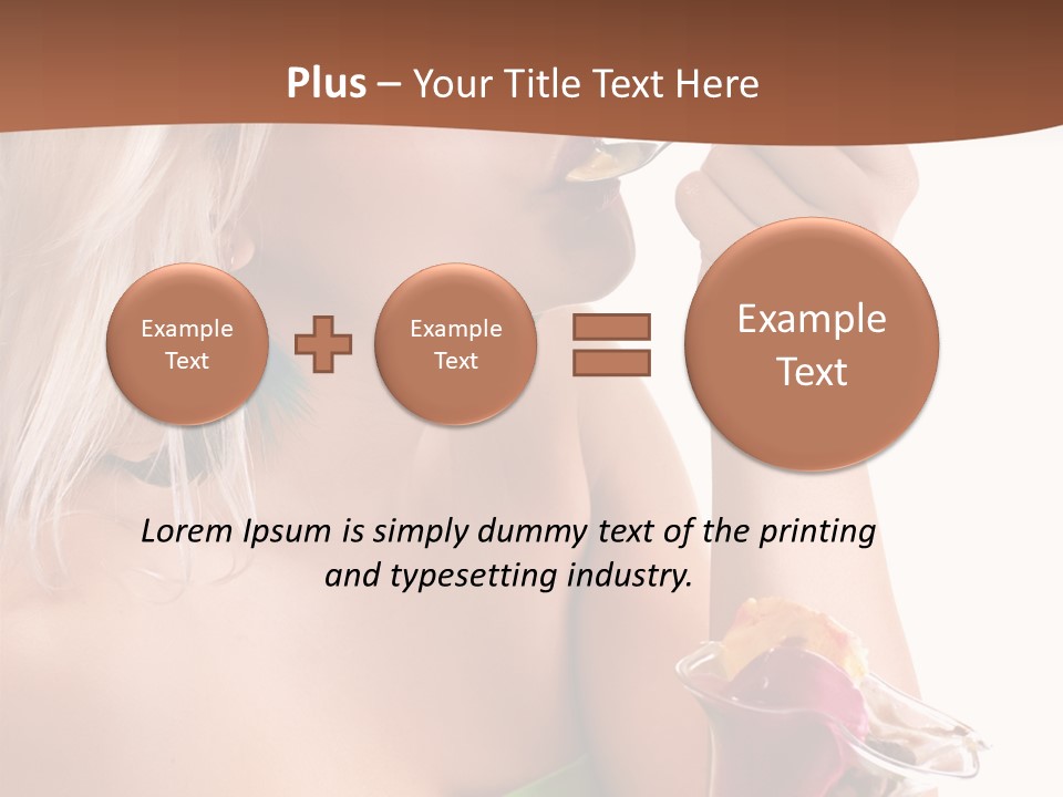 Hold Alone Cheerful PowerPoint Template