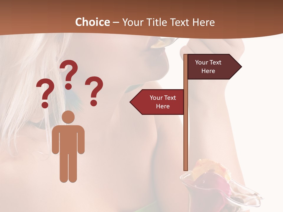 Hold Alone Cheerful PowerPoint Template