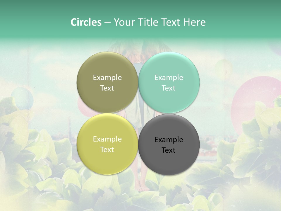 Blue Glamour Postcard PowerPoint Template