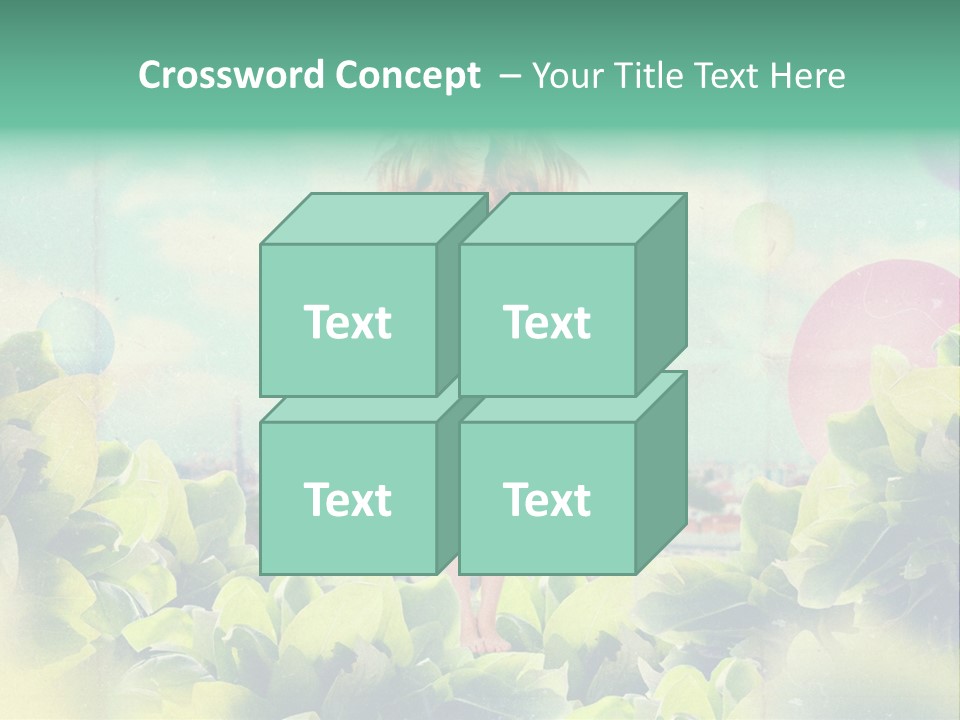 Blue Glamour Postcard PowerPoint Template