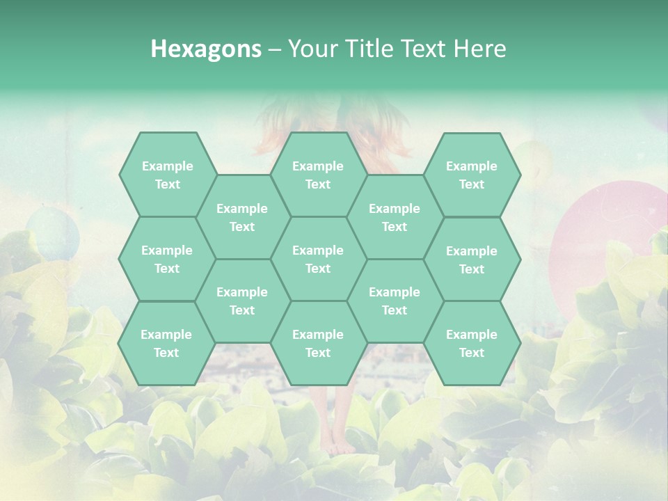 Blue Glamour Postcard PowerPoint Template