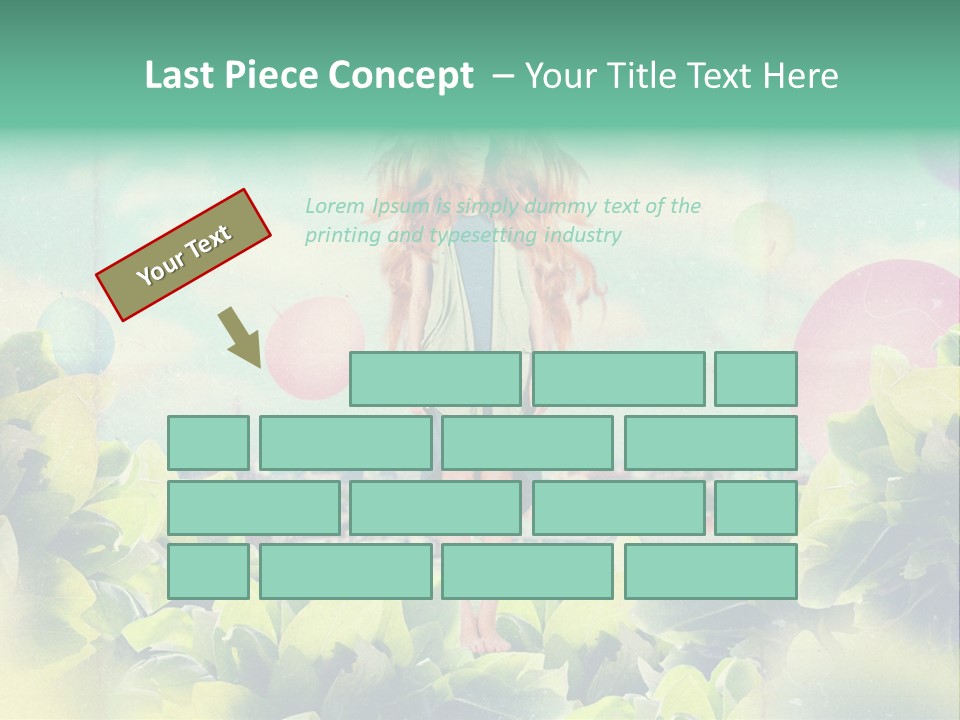 Blue Glamour Postcard PowerPoint Template