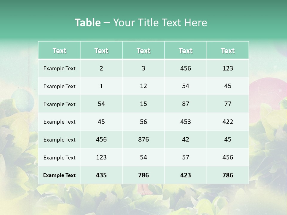 Blue Glamour Postcard PowerPoint Template