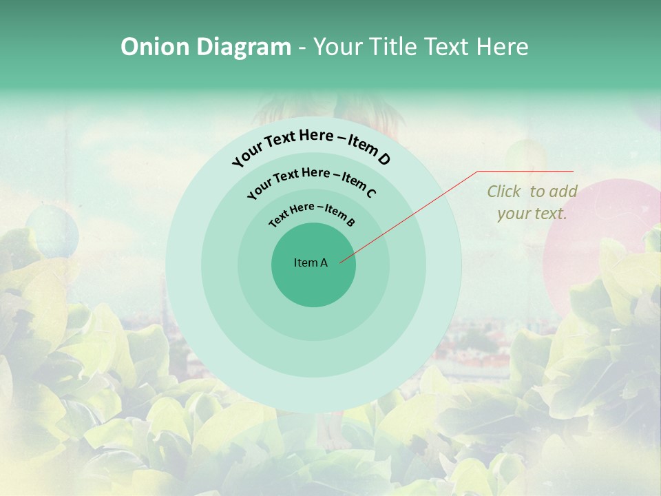 Blue Glamour Postcard PowerPoint Template