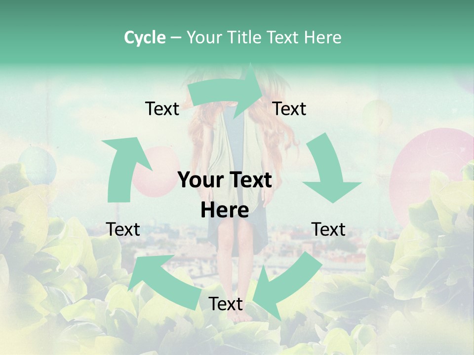 Blue Glamour Postcard PowerPoint Template