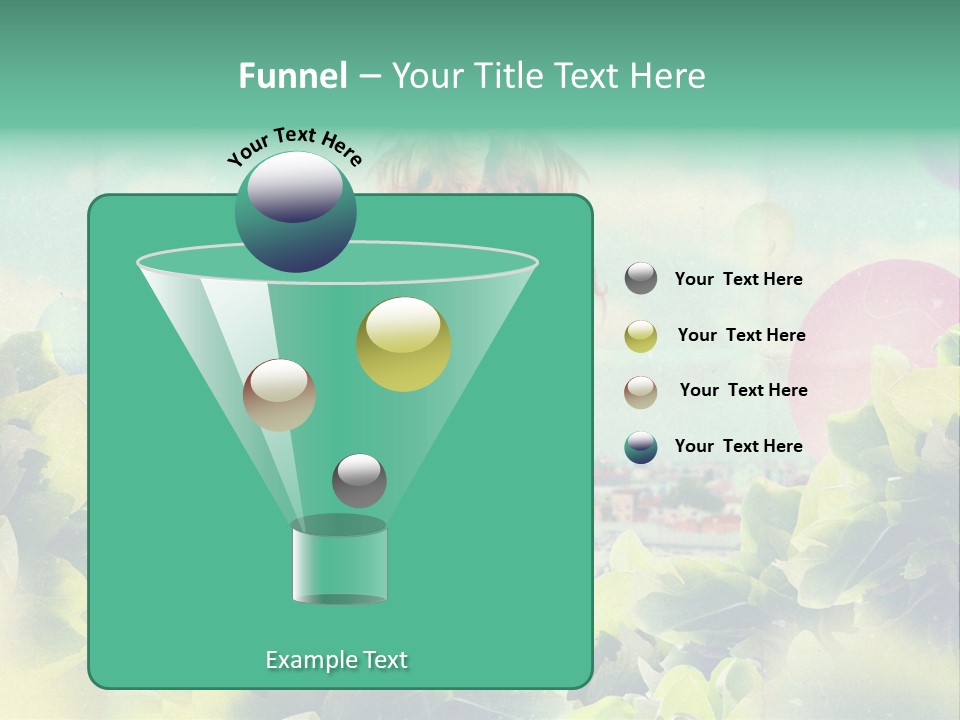 Blue Glamour Postcard PowerPoint Template