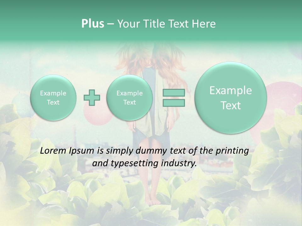 Blue Glamour Postcard PowerPoint Template