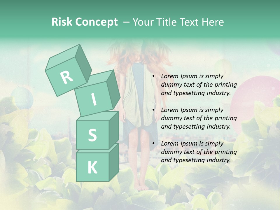 Blue Glamour Postcard PowerPoint Template