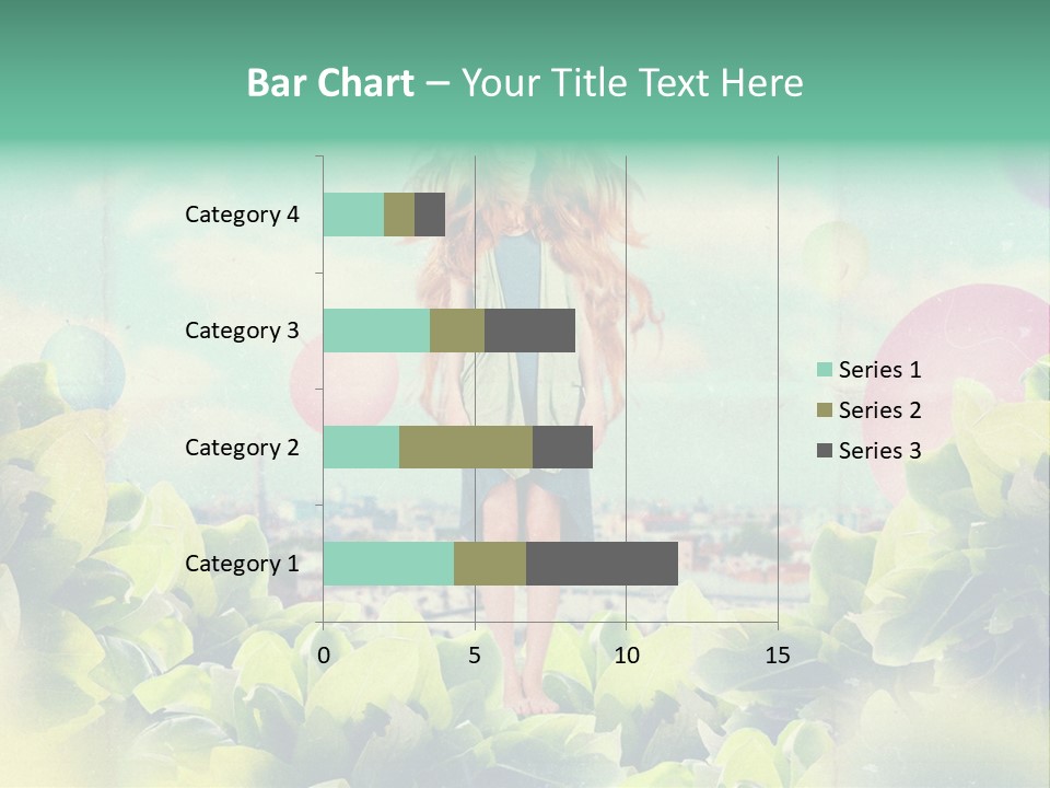 Blue Glamour Postcard PowerPoint Template