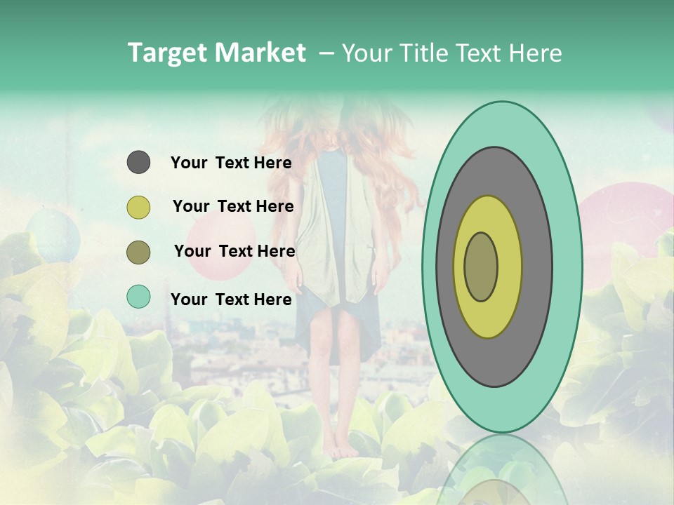 Blue Glamour Postcard PowerPoint Template