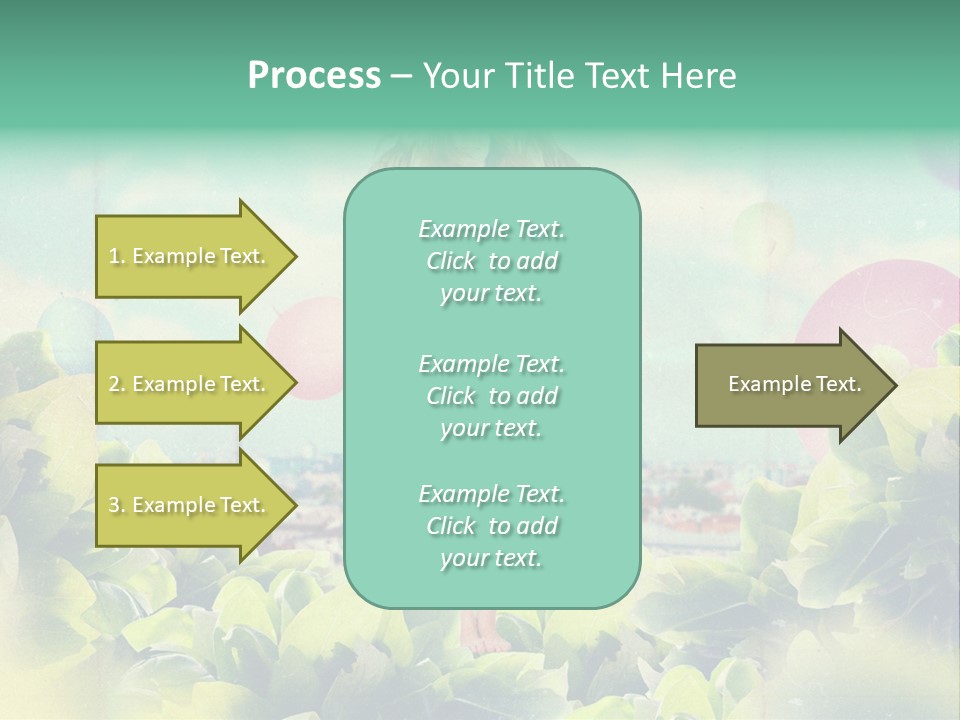 Blue Glamour Postcard PowerPoint Template