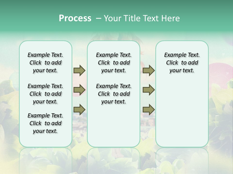Blue Glamour Postcard PowerPoint Template