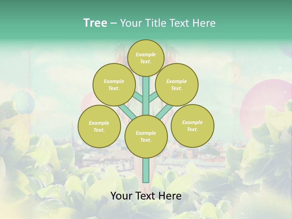 Blue Glamour Postcard PowerPoint Template