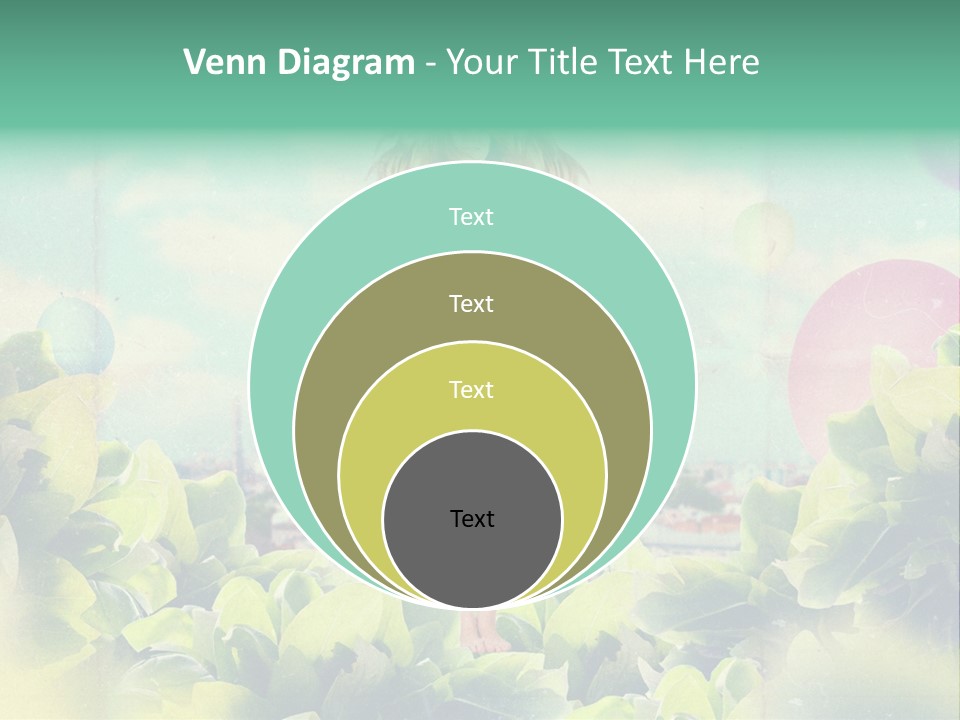 Blue Glamour Postcard PowerPoint Template