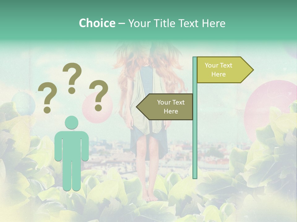 Blue Glamour Postcard PowerPoint Template