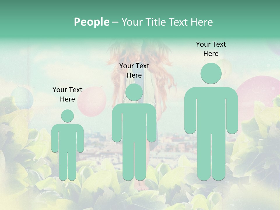 Blue Glamour Postcard PowerPoint Template