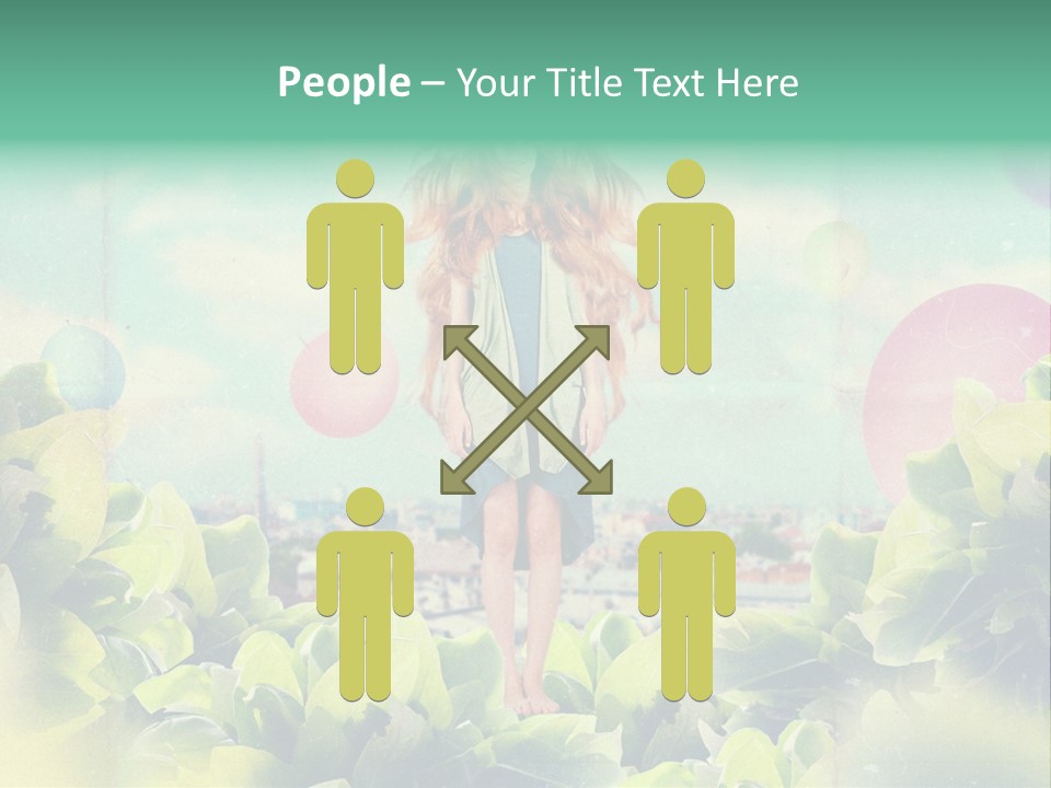 Blue Glamour Postcard PowerPoint Template