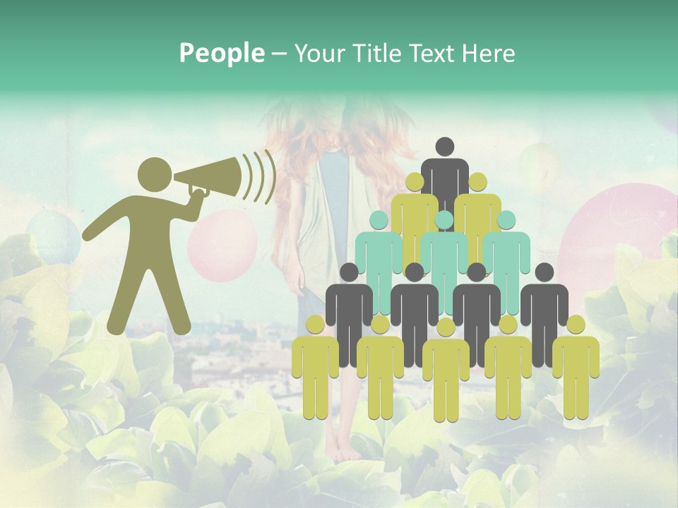 Blue Glamour Postcard PowerPoint Template