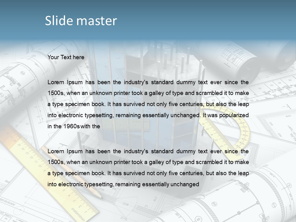 Pattern Industry Home PowerPoint Template