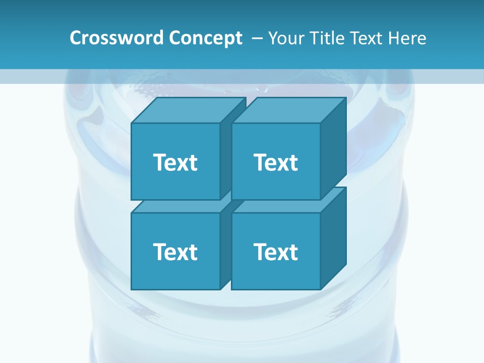 Isolated Water Clear PowerPoint Template
