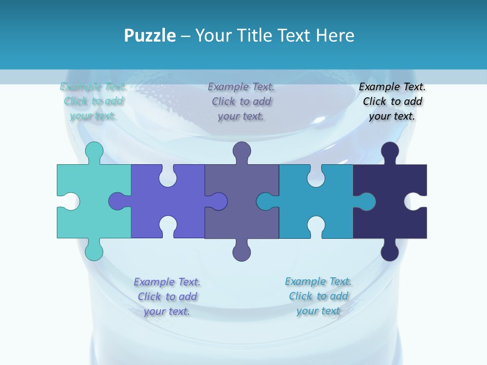 Isolated Water Clear PowerPoint Template