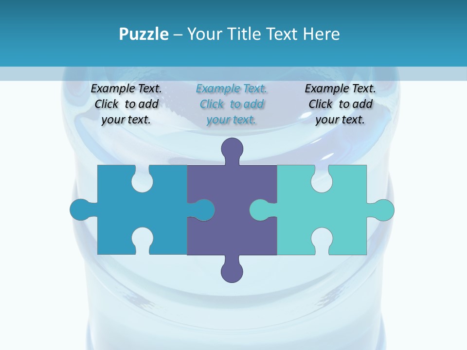 Isolated Water Clear PowerPoint Template