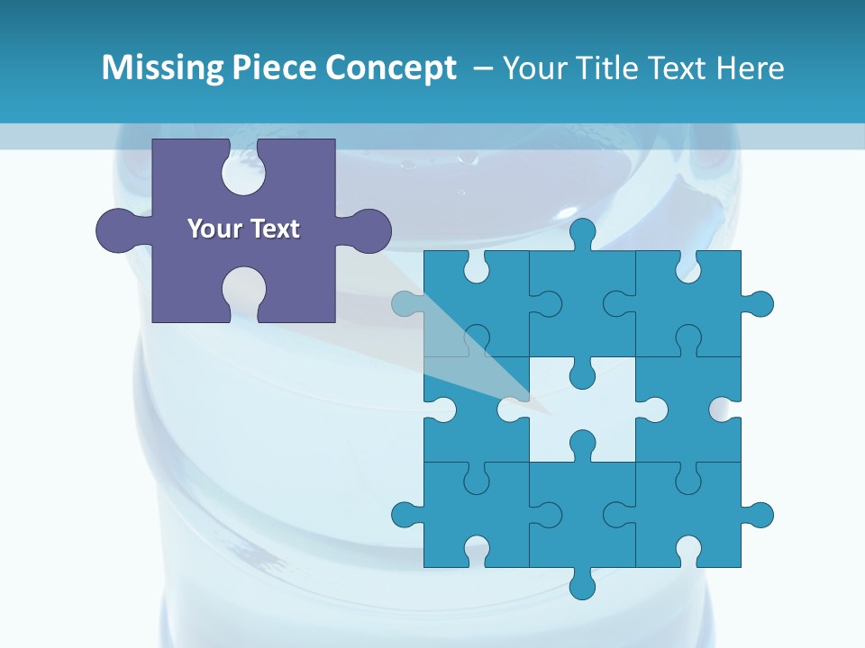 Isolated Water Clear PowerPoint Template