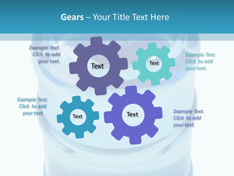 Isolated Water Clear PowerPoint Template