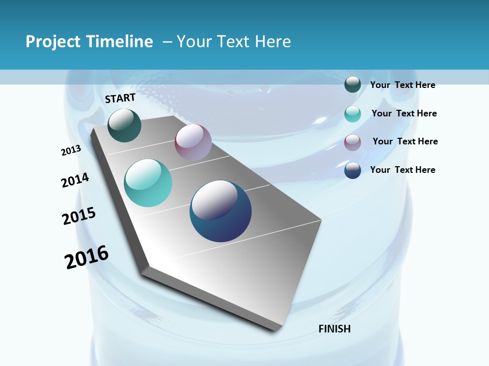Isolated Water Clear PowerPoint Template