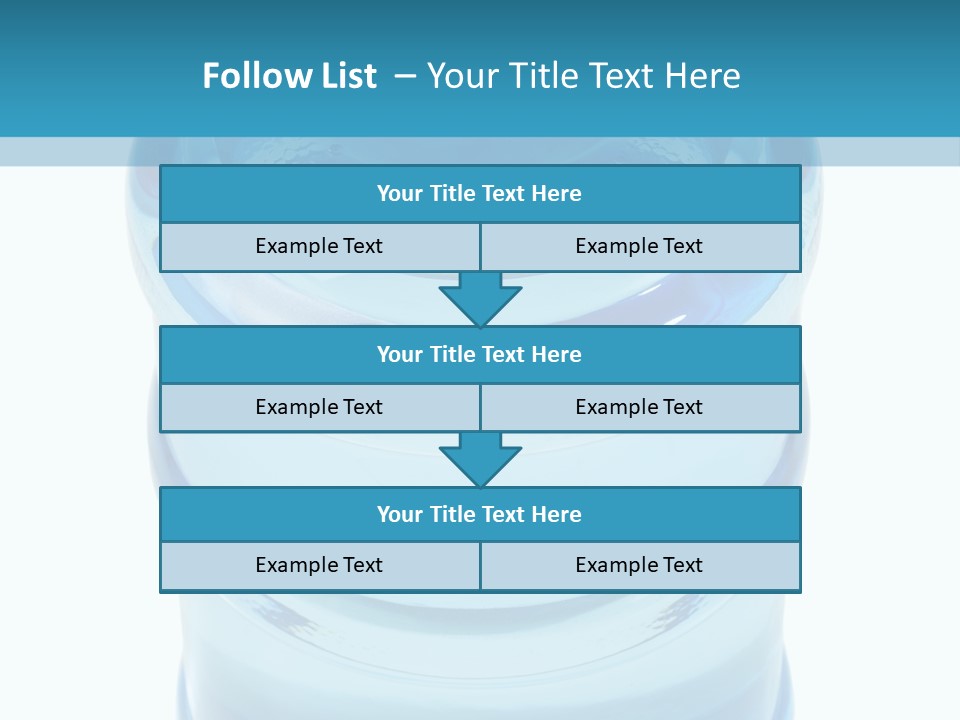 Isolated Water Clear PowerPoint Template