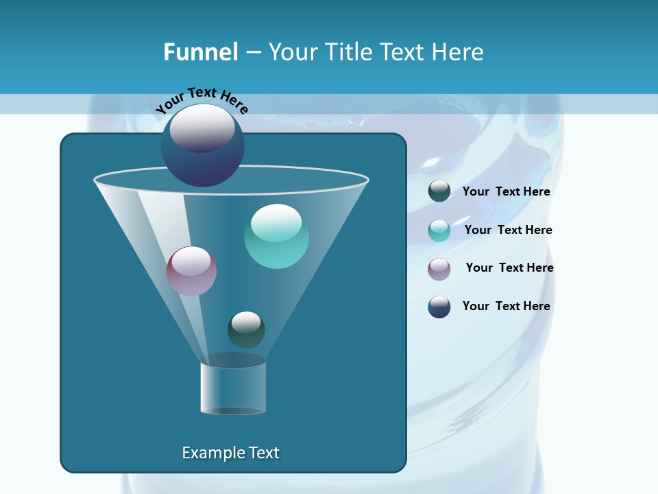 Isolated Water Clear PowerPoint Template