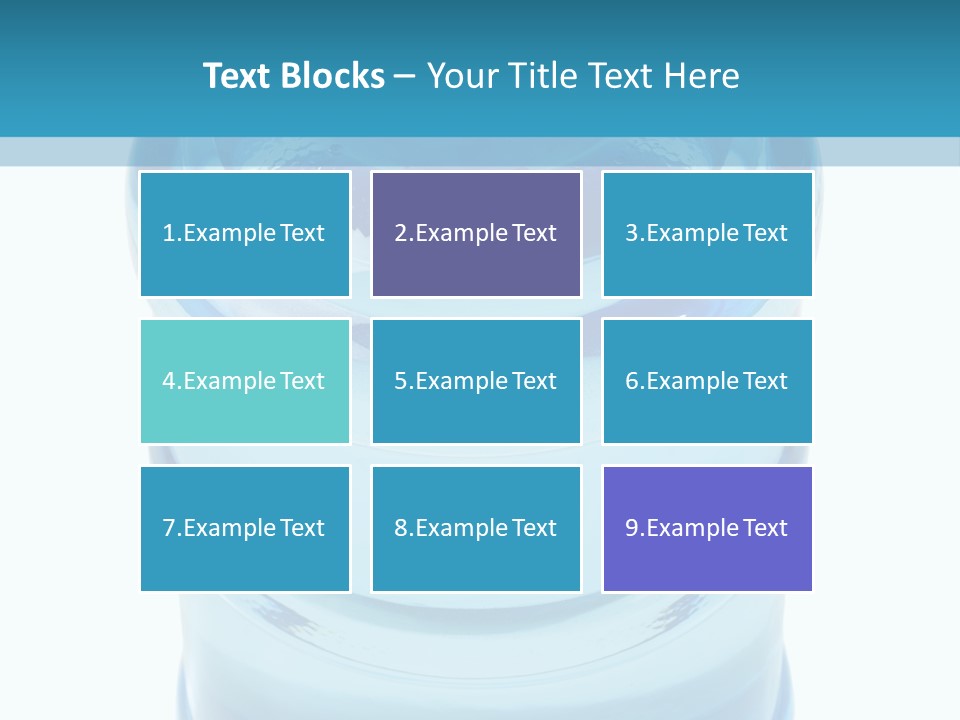 Isolated Water Clear PowerPoint Template