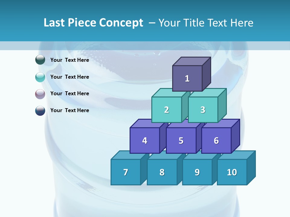 Isolated Water Clear PowerPoint Template