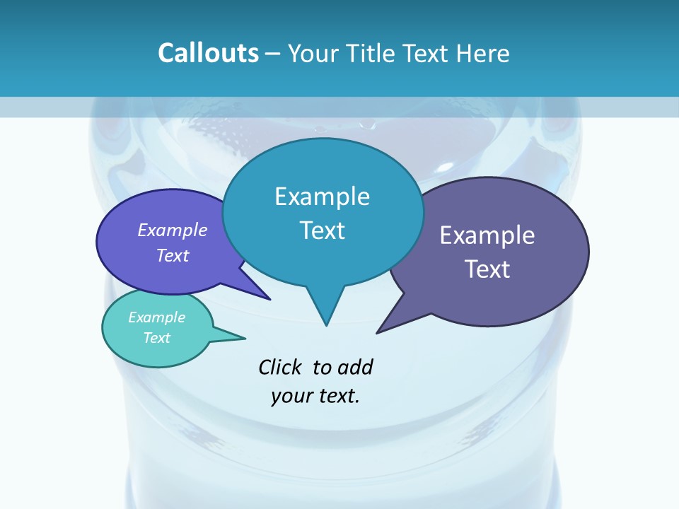 Isolated Water Clear PowerPoint Template