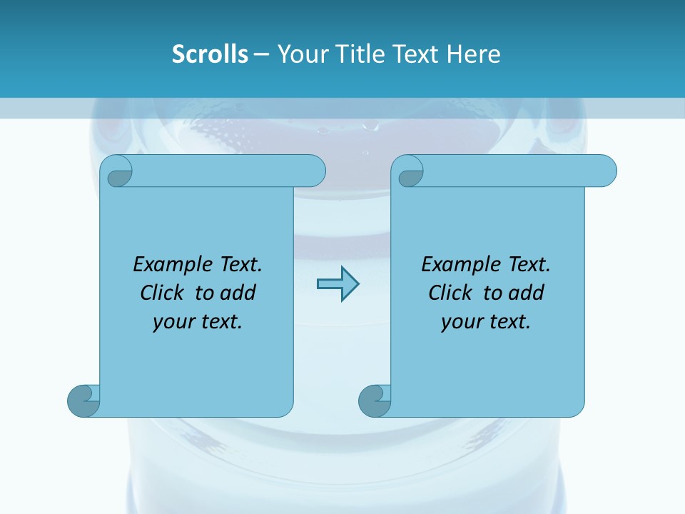 Isolated Water Clear PowerPoint Template