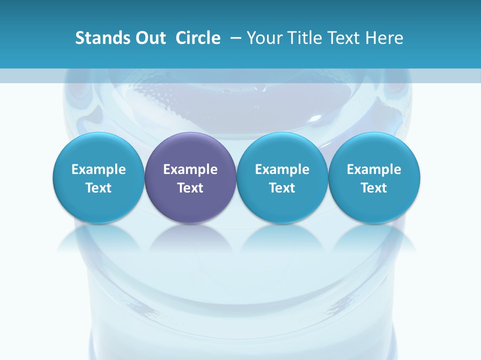 Isolated Water Clear PowerPoint Template