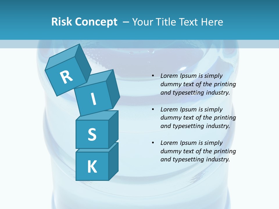 Isolated Water Clear PowerPoint Template