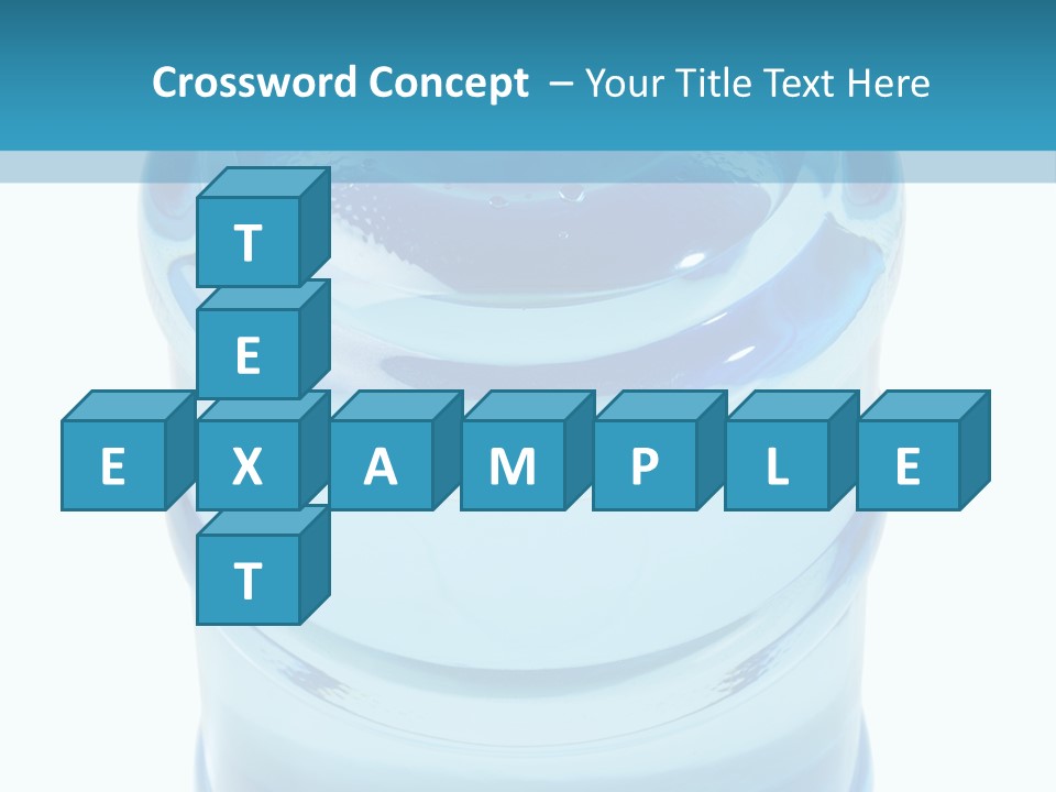 Isolated Water Clear PowerPoint Template