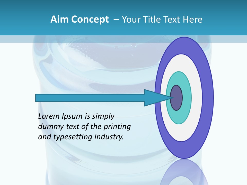 Isolated Water Clear PowerPoint Template